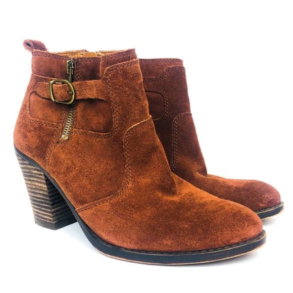 Lucky Brand Shoes - LUCKY BRAND Chestnut Everalda Ankle Bootie 8.5
